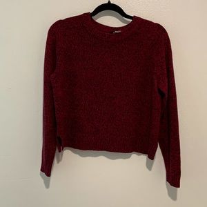 H&M Divided red cropped sweater S
